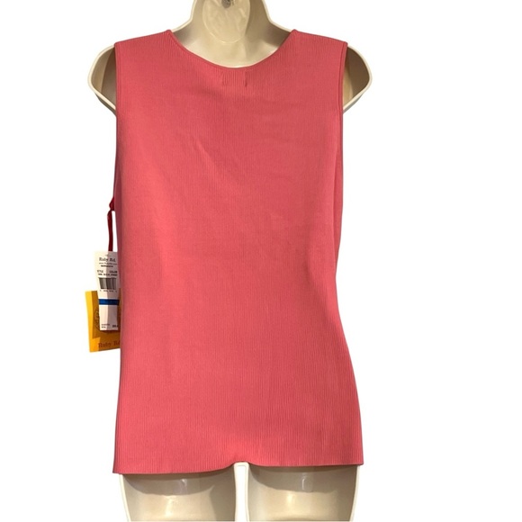 Ruby Rd Marrakech Beaded Sleeveless Top, Color Strwbry, Size XL - Picture 3 of 12